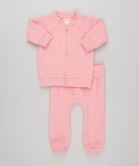 Conjunto-Infantil-de-Jaqueta-Bomber-Canelada---Calca-com-Ziper-Rosa-8908908-Rosa_1