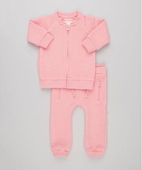 Conjunto-Infantil-de-Jaqueta-Bomber-Canelada---Calca-com-Ziper-Rosa-8908908-Rosa_1
