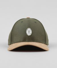 Bone-Masculino-Aba-Curva-com-Suede-Verde-Militar-9128774-Verde_Militar_1