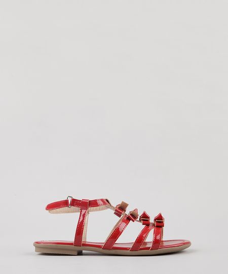 Rasteira-Infantil-com-Tiras-e-Lacos-em-Verniz-com-Fivela-Vermelha-9149141-Vermelho_1 Rasteira-Infantil-com-Tiras-e-Lacos-em-Verniz-com-Fivela-Vermelha-9149141-Vermelho_1