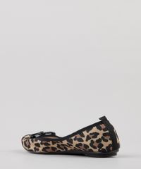 Sapatilha-Feminina-Bico-Redondo-Estampada-Animal-Print-com-Laco-Preta-9185738-Preto_3