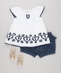Conjunto-Infantil-de-Blusa-com-Bordado-Manga-Curta-Off-White---Short-Jeans-com-Babados-Azul-Escuro-8699567-Azul_Escuro_3