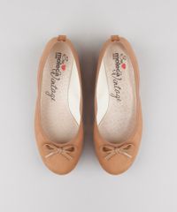 Sapatilha-Feminina-Bico-Redondo-em-Suede-com-Laco-Caramelo-9185752-Caramelo_4