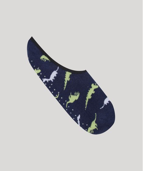 Meia-Sapatilha-Estampada-de-Dinossauro-Azul-Marinho-9052602-Azul_Marinho_1