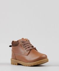 Bota-Infantil-Coturno-com-Recorte-em-Suede-Caramelo-9049788-Caramelo_2