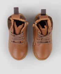 Bota-Infantil-Coturno-com-Recorte-em-Suede-Caramelo-9049788-Caramelo_4