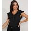 Blusa-de-Crepe-Feminina-Manga-Curta-com-Babado-Gola-Laco-Preta-9976418-Preto_1