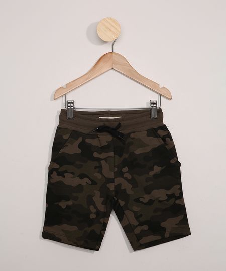 Bermuda-de-Moletom-Infantil-Camuflada-Verde-Militar-9977489-Verde_Militar_1