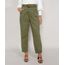 Calca-de-Sarja-Feminina-Baggy-Cintura-Super-Alta-com-Cinto-Tartaruga-Verde-Militar-9981890-Verde_Militar_1