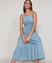 Vestido-Jeans-Feminino-Midi-com-Recortes-e-Amarracao-Alca-Larga-Azul-Claro-9982436-Azul_Claro_6