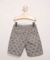 Bermuda-de-Sarja-Infantil-Estampado-de-Carrinhos-Cinza-9979268-Cinza_2