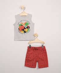 Bermuda-de-Sarja-Infantil-Estampado-de-Flechas-Coral-9979269-Coral_3
