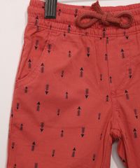 Bermuda-de-Sarja-Infantil-Estampado-de-Flechas-Coral-9979269-Coral_5