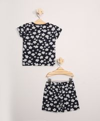 Pijama-Infantil-Brandili-Manga-Curta-Estampado-Floral-Azul-Marinho-9968098-Azul_Marinho_2