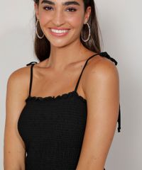 Vestido-Feminino-Curto-com-Lastex-e-Babado-Alca-Laco-Preto-9965650-Preto_4