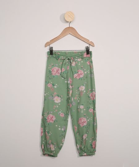 Calca-Infantil-Jogger-Estampada-Floral-Verde-9977058-Verde_1