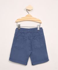 Bermuda-de-Sarja-Infantil-com-Bolsos-e-Cordao-Bege-Azul-Medio-9632289-Azul_Medio_2