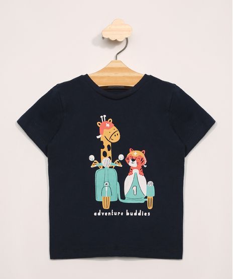 Camiseta-Infantil-Manga-Curta-Girafa-e-Tigre-Azul-Marinho-9976058-Azul_Marinho_1