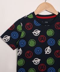 Pijama-Infantil-Manga-Curta-Os-Vingadores-Azul-Marinho-9966398-Azul_Marinho_3