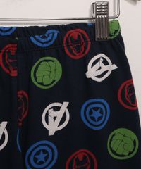 Pijama-Infantil-Manga-Curta-Os-Vingadores-Azul-Marinho-9966398-Azul_Marinho_4