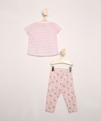 Conjunto-Infantil-de-Blusa-Manga-Curta-Coelhinho---Calca-Legging-Rosa-Claro-9968506-Rosa_Claro_2