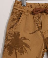 Bermuda-Infantil-Estampada-Coqueiros-Mostarda-9979270-Mostarda_4