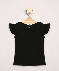 Blusa-Infantil-Manga-Curta-de-Babado-Preta-9979665-Preto_2