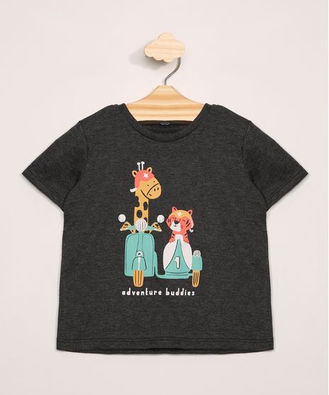 Camiseta-Infantil-Manga-Curta-Girafa-e-Tigre-Cinza-9976009-Cinza_1