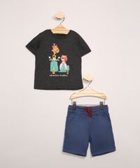 Camiseta-Infantil-Manga-Curta-Girafa-e-Tigre-Cinza-9976009-Cinza_3