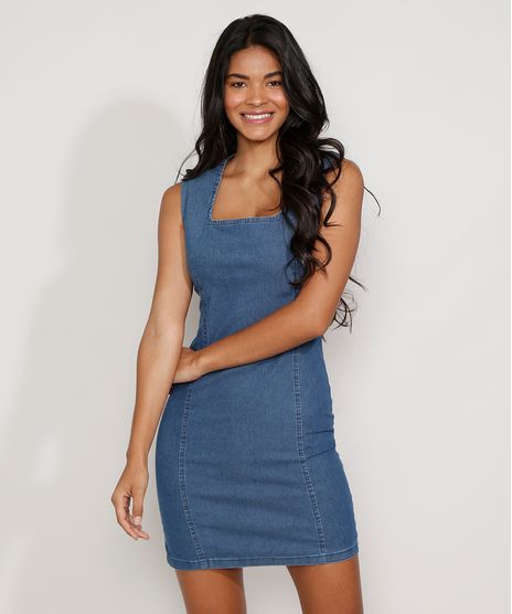 Vestido-Jeans-Feminino-Curto-Sem-Manga-Azul-Escuro-9981722-Azul_Escuro_1