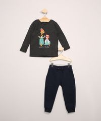 Camiseta-Infantil-Manga-Longa-Girafa-e-Tigre-Cinza-Mescla-Escuro-9976119-Cinza_Mescla_Escuro_3