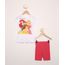 Conjunto-Infantil-de-Blusa-Manga-Curta-Princesas-com-Glitter-Off-White---Bermuda-Pink-9965408-Pink_1