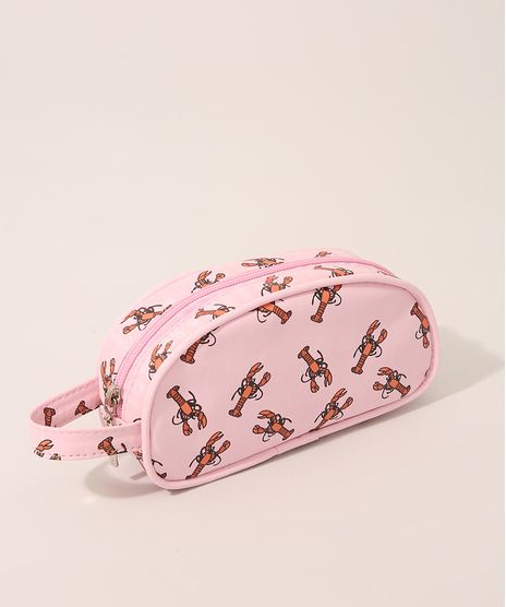 Necessaire-Feminina-Friends-Estampada-de-Lagostas-Rosa-9978161-Rosa_1