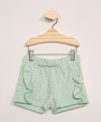 Short-Infantil-com-Babados-Estampado-de-Poa-Verde-Claro-9965946-Verde_Claro_1