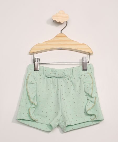 Short-Infantil-com-Babados-Estampado-de-Poa-Verde-Claro-9965946-Verde_Claro_1 Short-Infantil-com-Babados-Estampado-de-Poa-Verde-Claro-9965946-Verde_Claro_1