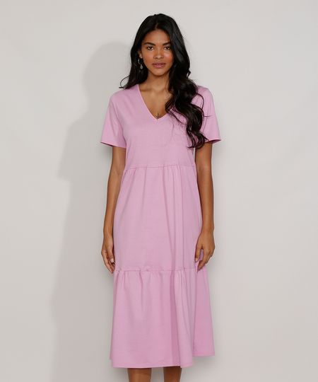 Vestido-Feminino-Midi-com-Recortes-Manga-Curta-Lilas-9979078-Lilas_1 Vestido-Feminino-Midi-com-Recortes-Manga-Curta-Lilas-9979078-Lilas_1