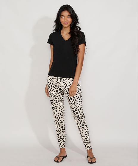 Pijama-Feminino-Animal-Print-Manga-Curta-Preto-9974315-Preto_1