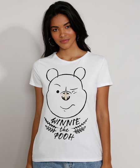 Camiseta-Feminina-Manga-Curta-Ursinho-Pooh-Decote-Redondo-Off-White-9974865-Off_White_1 Camiseta-Feminina-Manga-Curta-Ursinho-Pooh-Decote-Redondo-Off-White-9974865-Off_White_1