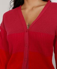 Cardigan-Feminino-de-Trico-Color-Block-Manga-Bufante-Decote-V-Multicor-9975422-Multicor_5