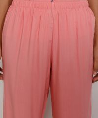 Pijama-Feminino-Camisa-com-Vivo-Contrastante-Manga-Curta-Rosa-9970141-Rosa_4