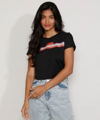 Camiseta-Feminina-Manga-Curta-Stranger-Things-com-Listras-Decote-Redondo-Preta-9973817-Preto_5