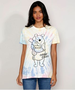 Camiseta-Feminina-Estampada-Tie-Dye-Manga-Curta-Ursinho-Pooh-e-Leitao-Ampla-Decote-Redondo-Multicor-9974869-Multicor_1