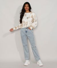 Blusa-de-Moletom-Feminina-Estampada-Tie-Dye--Wild-Thing--Decote-Redondo-Bege-9976650-Bege_3