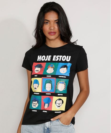 Camiseta-Feminina-Manga-Curta-Chaves--Hoje-Estou--Decote-Redondo-Preta-9974863-Preto_1