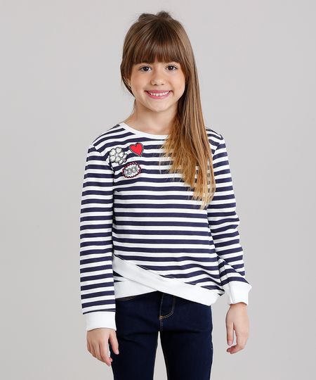 Blusao-Infantil-Listrado-em-Moletom-com-Patchs-Decote-Redondo-Mangas-Longas-Off-White-9132914-Off_White_1 Blusao-Infantil-Listrado-em-Moletom-com-Patchs-Decote-Redondo-Mangas-Longas-Off-White-9132914-Off_White_1