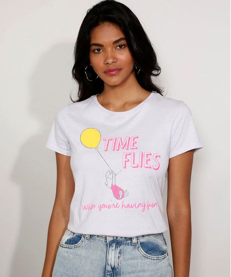 Camiseta-Feminina-Manga-Curta-Leitao-Ursinho-Pooh-Decote-Redondo-Lilas-9974866-Lilas_1