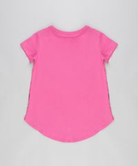 Blusa-Infantil-Barbie-com-Glitter-Manga-Curta-Decote-Redondo-em-Algodao---Sustentavel-Pink-9043897-Pink_6