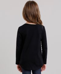 Blusa-Infantil-Barbie-com-Glitter-Manga-Longa-Decote-Redondo-em-Algodao---Sustentavel-Preta-9043909-Preto_2