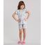 Pijama-Infantil-Estampado-de-Unicornio-Manga-Curta-Gola-Redonda-Cinza-Mescla-Claro-9132992-Cinza_Mescla_Claro_1