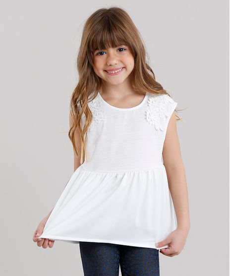 Regata-infantil-Acetinada-com-Renda-Decote-Redondo-em-Algodao---Sustentavel-Off-White-8922295-Off_White_1